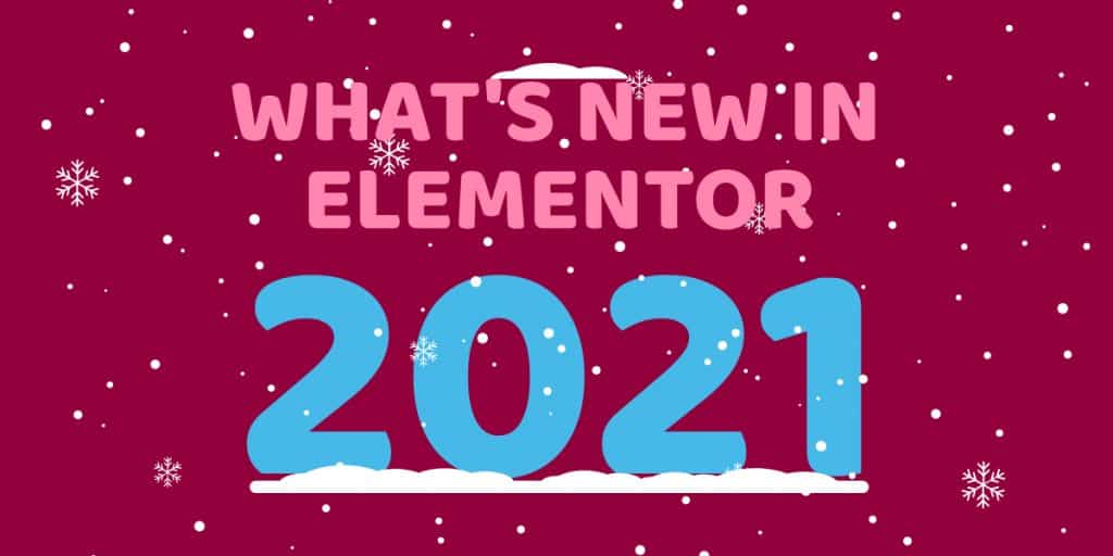 Elementor 2021 Blog Header
